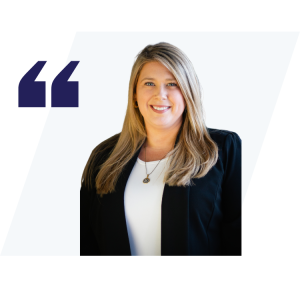 Head of School Brittany Holland smiling