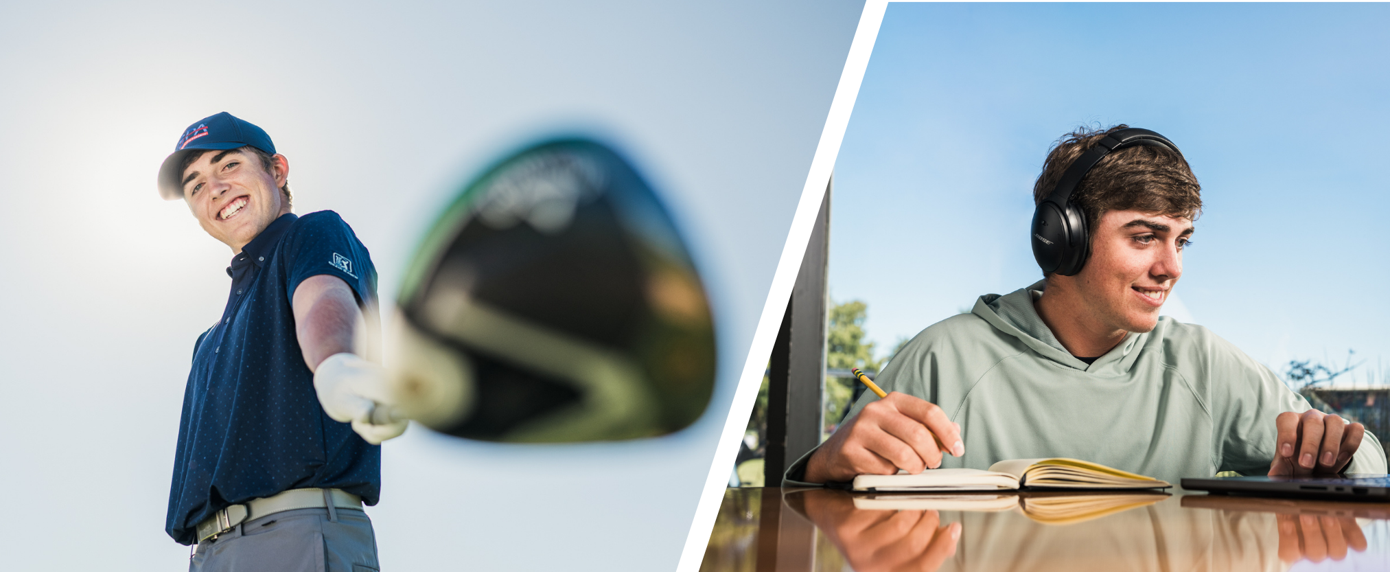 USPA website banner golf student David Pyle